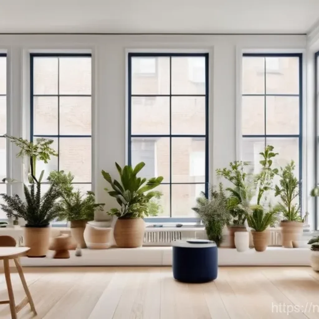 제약 기반 창의성의 이론적 근거 - A modern, minimalist interior designer, dressed in chic, practical attire, stands in a beautifully o...
