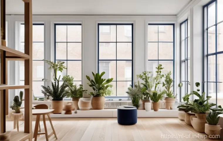 제약 기반 창의성의 이론적 근거 - A modern, minimalist interior designer, dressed in chic, practical attire, stands in a beautifully o...
