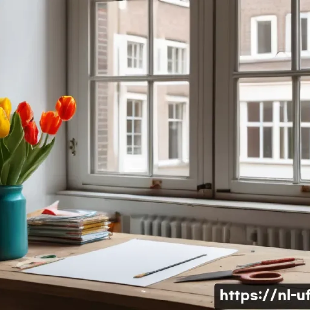 제약 기반 창의성의 심리학 - A creative artist&rsquo;s workspace in Amsterdam, showcasing a minimalistic design studio with limited art...